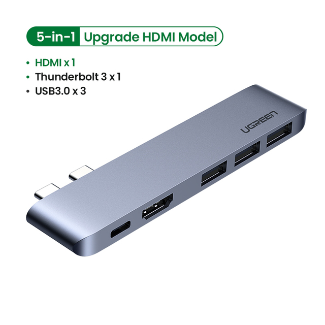 USB C Hub For MacBook Pro Air USB Type C HDMI HUB for MacBook Pro Air Adapter Thunderbolt 3 Dock USB C 3.1 USB HUB