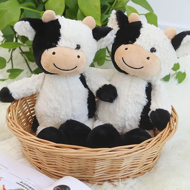 

30cm Cow Plush Toy Stuffed Animal Calf Doll Kids Toys Home Decor Throw Pillow Boys Girls Soft Toys kids Birthday Christmas Gifts