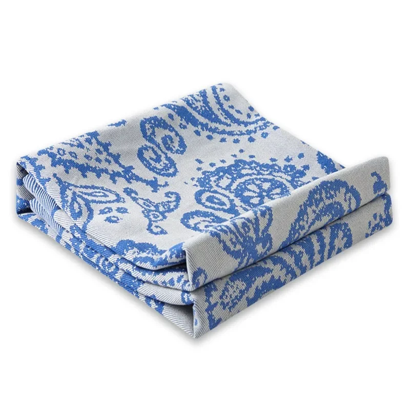 Thickened Napping Sofa Blanket Woven Jacquard Blanket Business Gift First Class Aviation Aircraft Cover