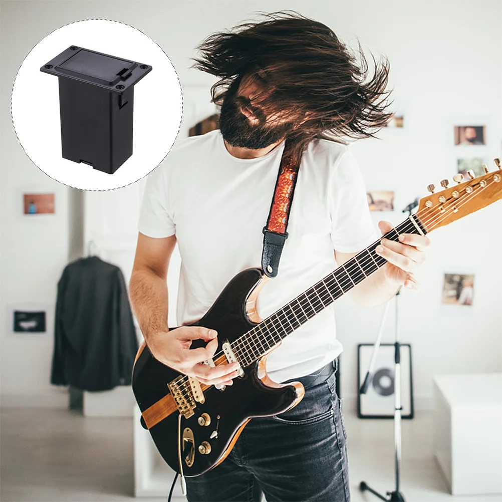 

2pcs Guitar Box Bass Holder Active Pickup Case Holder