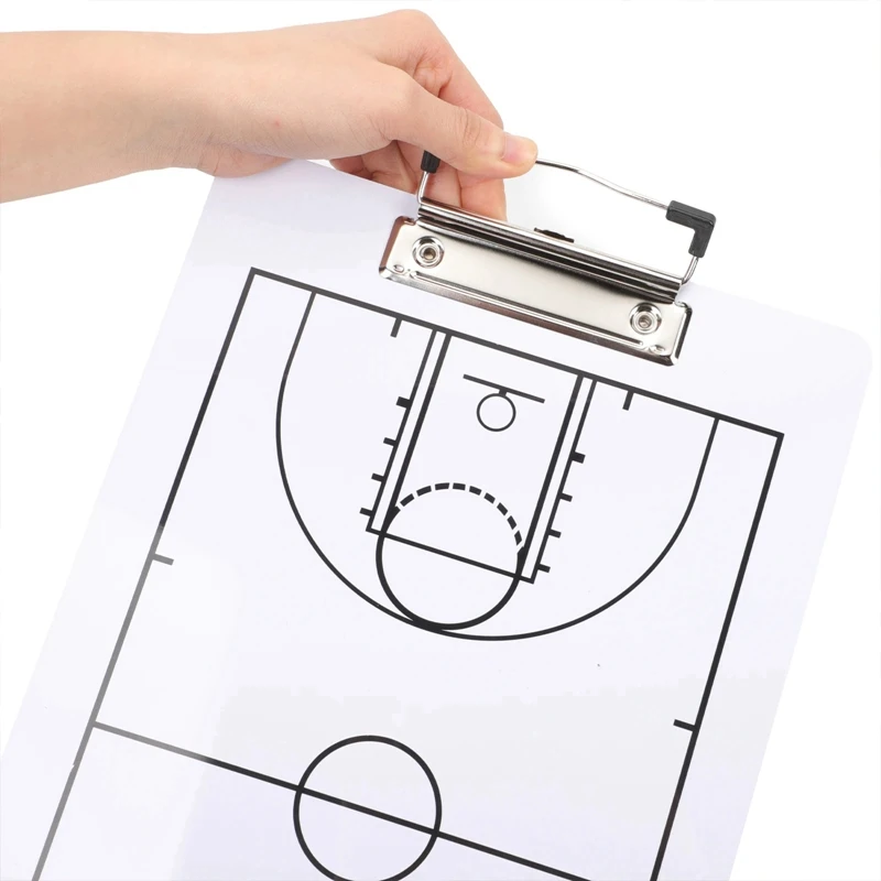 

Basketball Training Coach Guidance Professional Tactical Board Pen Mark Tactics Equipment Referee Competition Game Clipboard