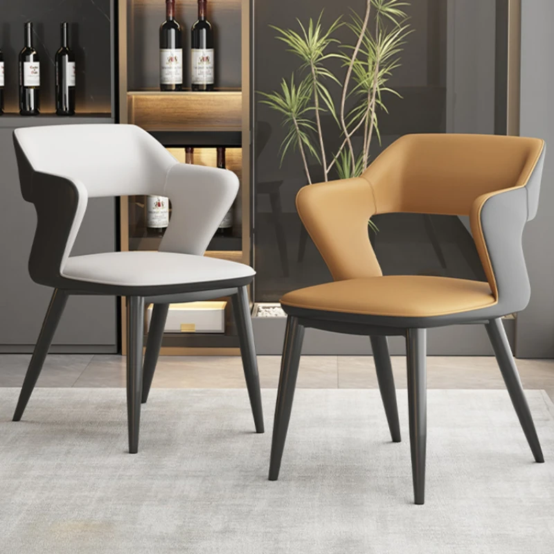 

Ergonomic Salon Dining Chairs Living Room Luxury Minimalist Nordic Hotel Dining Chairs Restaurant Cadeira Home Furniture MR50DC