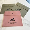 100Pack Thickened Non-woven Fabric Bag With Hidden Button Large Capacity T-shirt Packaging Clothing Store Special Gift Bag 4