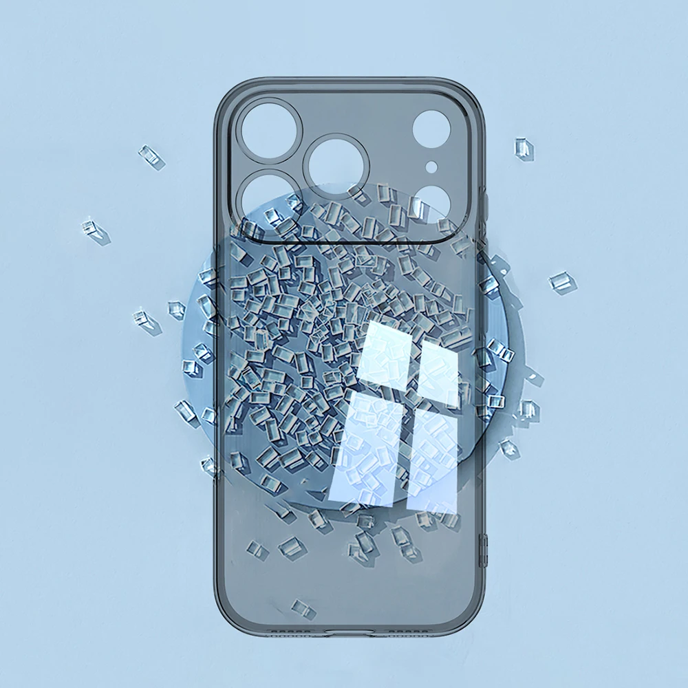 Sleek Transparent Black Silicone Soft Case – Ultra-Thin Clear Back Cover Shell