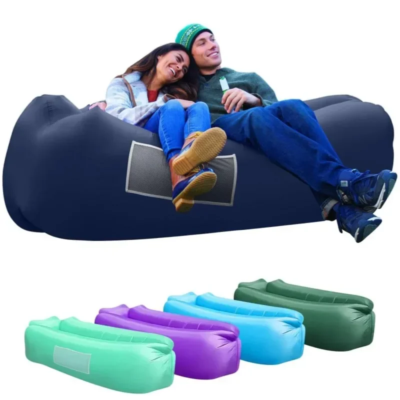 

Best Air Lounger Sofa Camping, Hiking - Ideal Couch For Pool- Perfect Iatable Beach Chair