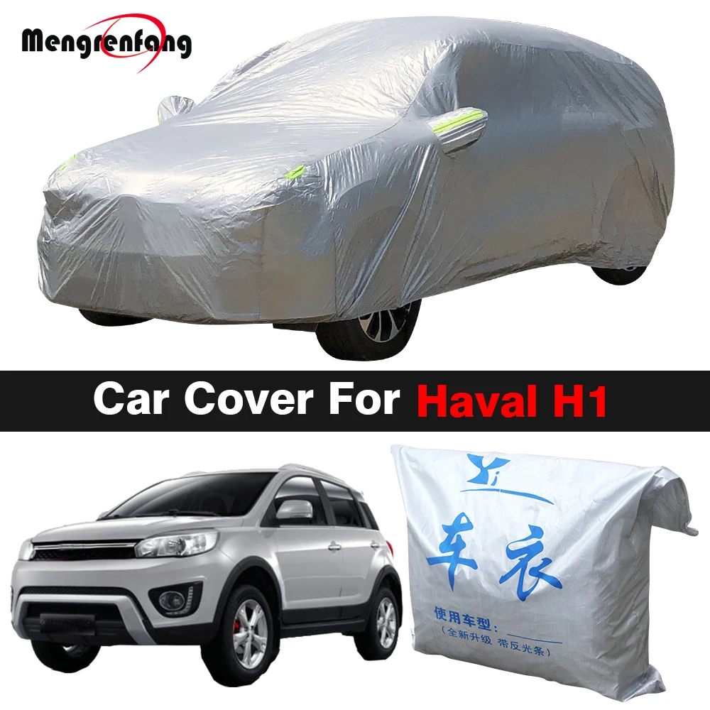 Full Car Cover Auto Outdoor Summer Antiuv Sun Shade Snow Rain