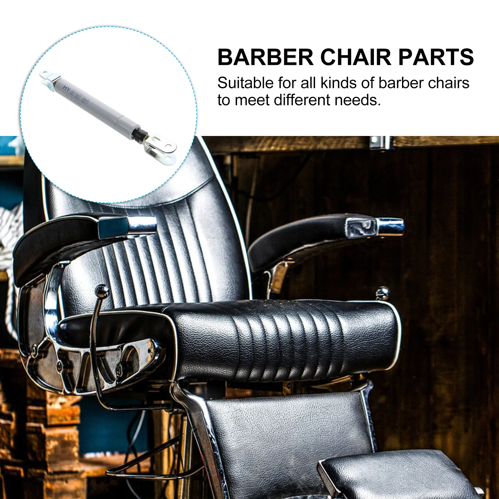 Barber Chair Hairdressing Accessories Screen Door Closure Heavy Duty Pneumatic Closer Light Grey Exterior 2