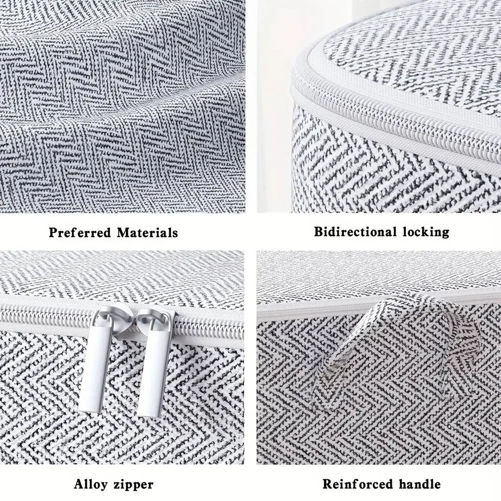 Extra Large Quilt Clothes Storage Bag Dustproof Foldable Clothes Organizer Bag Duvet Blanket Sorting Bags Household Storage Box 5
