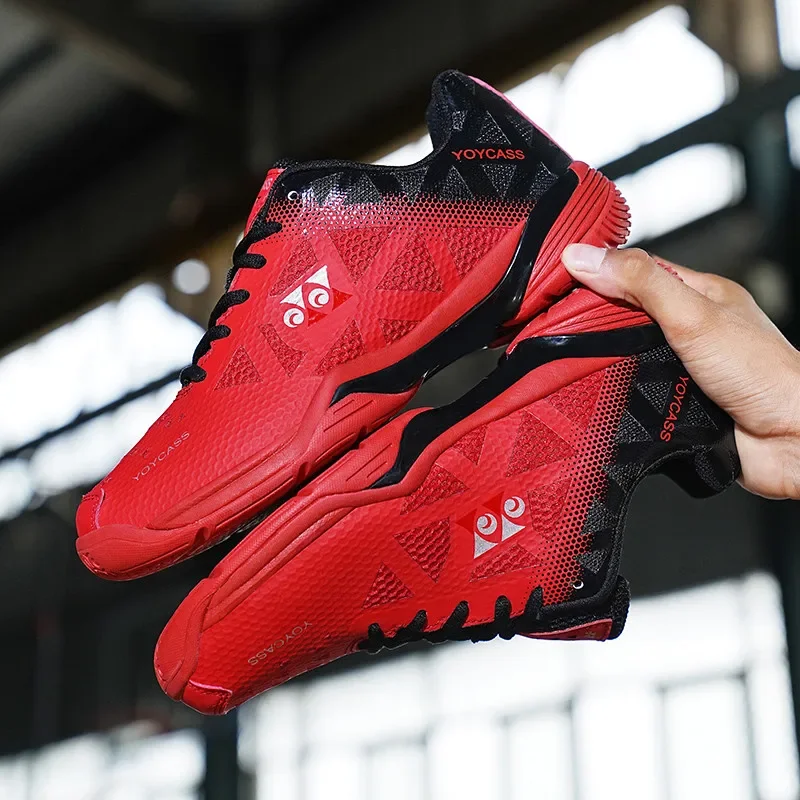 2024 Professional Badminton Shoes Men Women Comfortable Sport Sneakers Volleyball Tennis Shoes Breathable Badminton Trainers