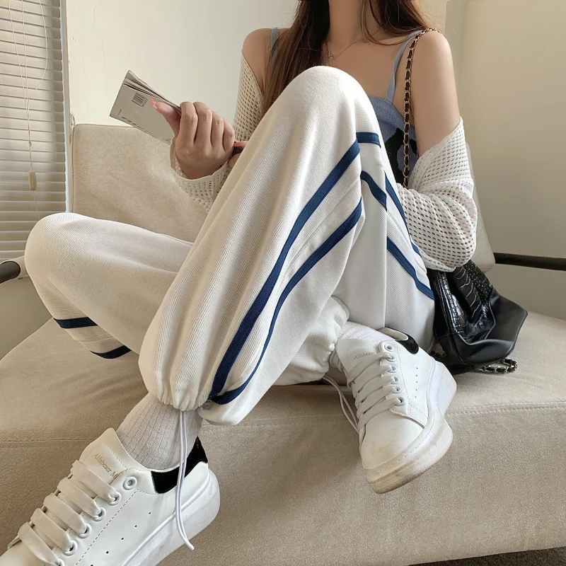 

New Women's Casual Loose High Waist Straight Sweatpants Long Pants
