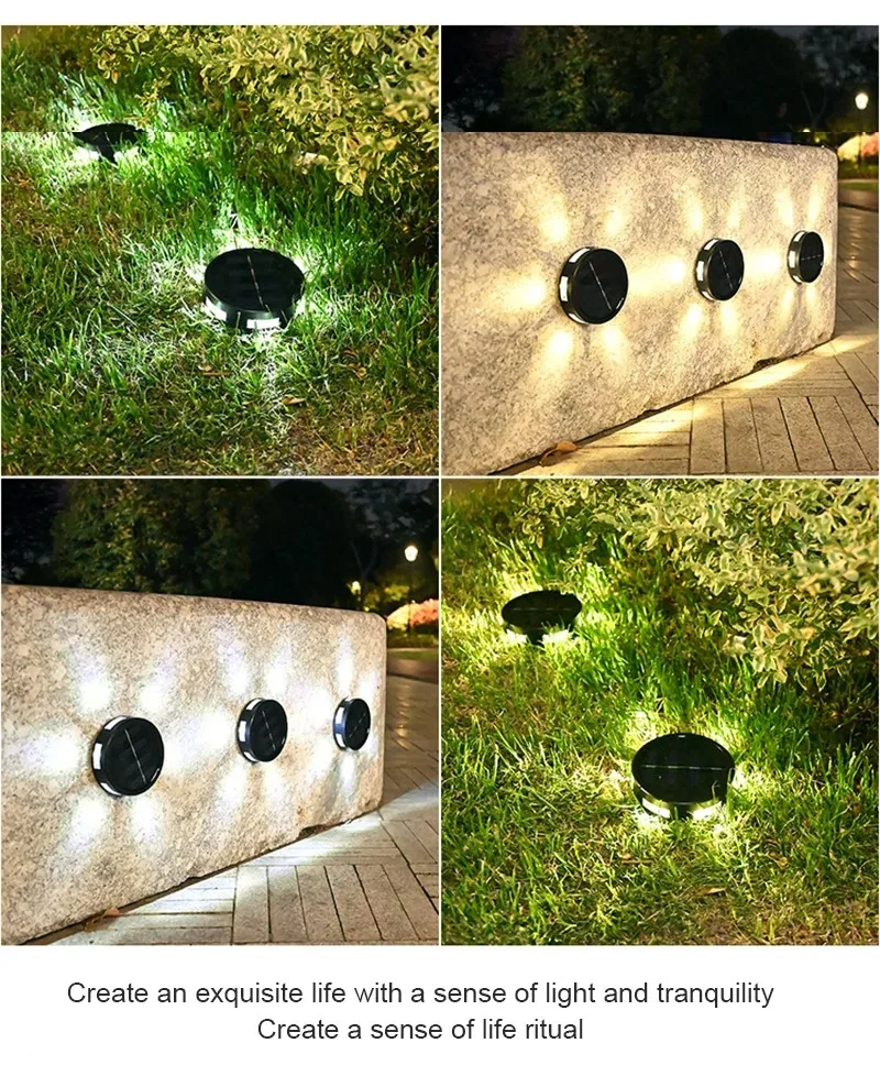 Description Picture 6 of itemLED Landscape LampSolar Light Outdoor Waterproof Led Lights Garden Decorations Solar Lamp for Pathway Yard Underground Light