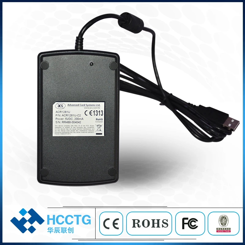 13.56MHz 카드 UID 리더 NFC 비접촉식 스마트 카드 리더 ACR1281U-C2
