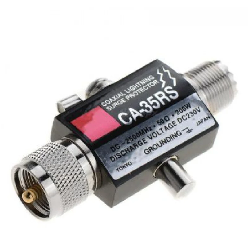 Ca-35Rs Pl259 So239 Radio Connector Adapter Repeater Coaxial Antenna Surge Protector