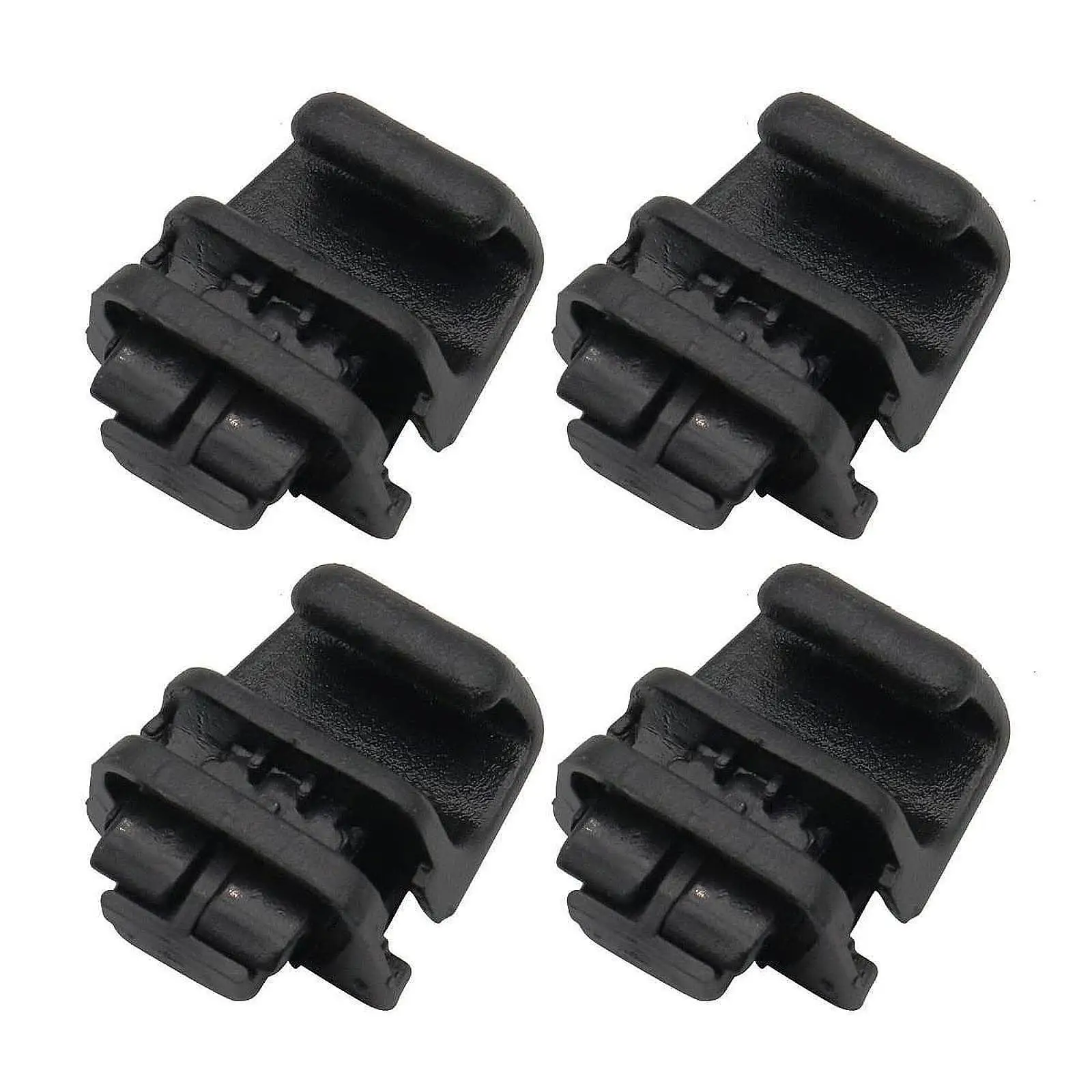 4 조각 인테리어 썬 쉐이드 블라인드 커튼 후크 83917-s8000 현대 20-23 용 검정색 견고한 간단한 설치 피팅