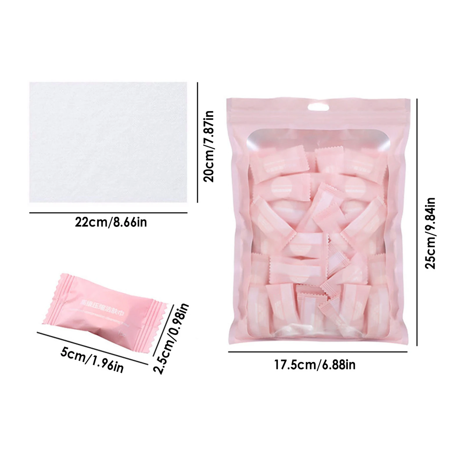 Toallas comprimidas de algodón para baño, pastillas de papel higiénico  suaves, sin olor, 100 piezas - AliExpress