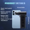 Air Blower 140000RPM Turbo Jet Fan Power Display Powerful Computer Dust Blowing Cleaning Tools Type-C Recharging Portable Blower 6