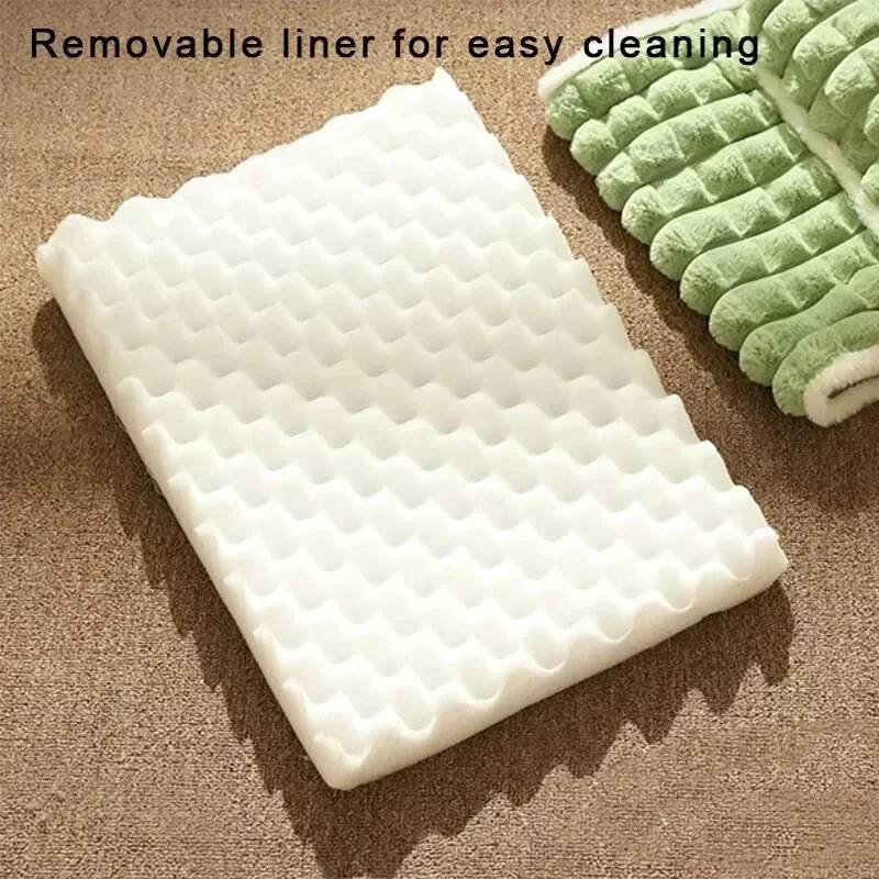 Pet Bed Pet Cushion Dog Winter Fluffy Warm Nest Winter Dog Cushion Cat Warm Removable Washable Pet Beds