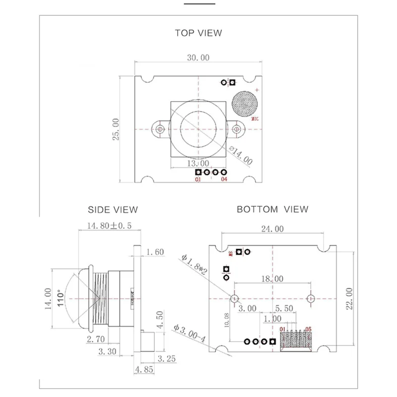Y23A-OV3660 카메라 모듈 3백만 픽셀 USB 무료 드라이버 64도 광각 렌즈 지원 ATM 내구성 쉬운 설치용 OTG