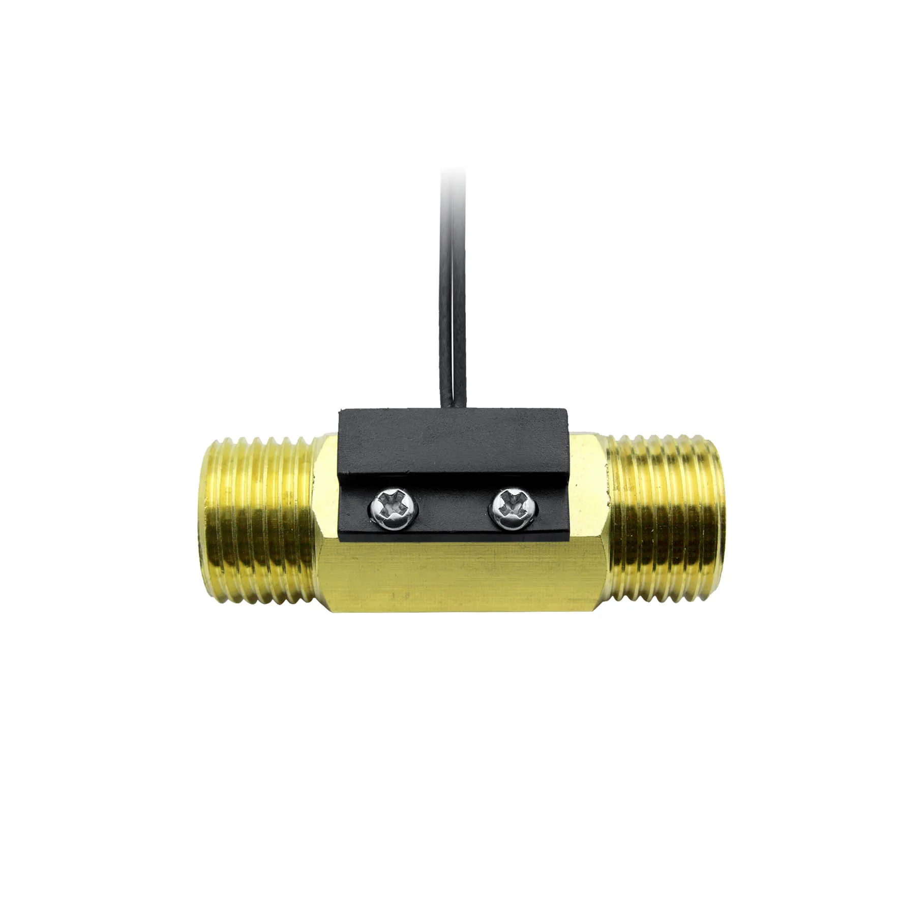 USG-FS21TA Flow Sensor Switch Reed Switch Brass Gravity Sensor 1.5-12L/min DC24V 10W 2 wire Saier iSentrol