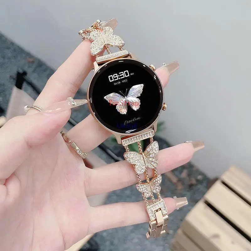 Elegant Butterfly Style Watch Strap - 20/22mm Bracelet