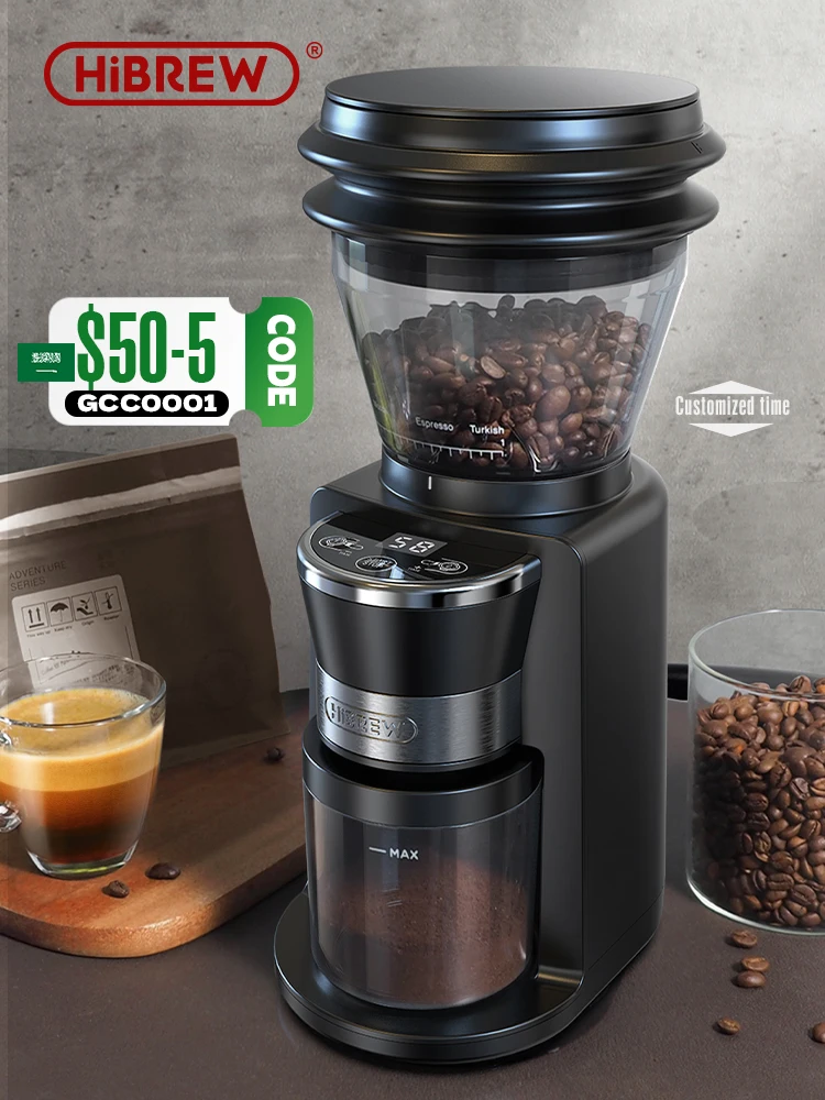 Mr. Coffee Burr Coffee Grinder, Automatic Grinder with 18 Presets for  French Press, Drip Coffee, and Espresso, 18-Cup Capacity - AliExpress