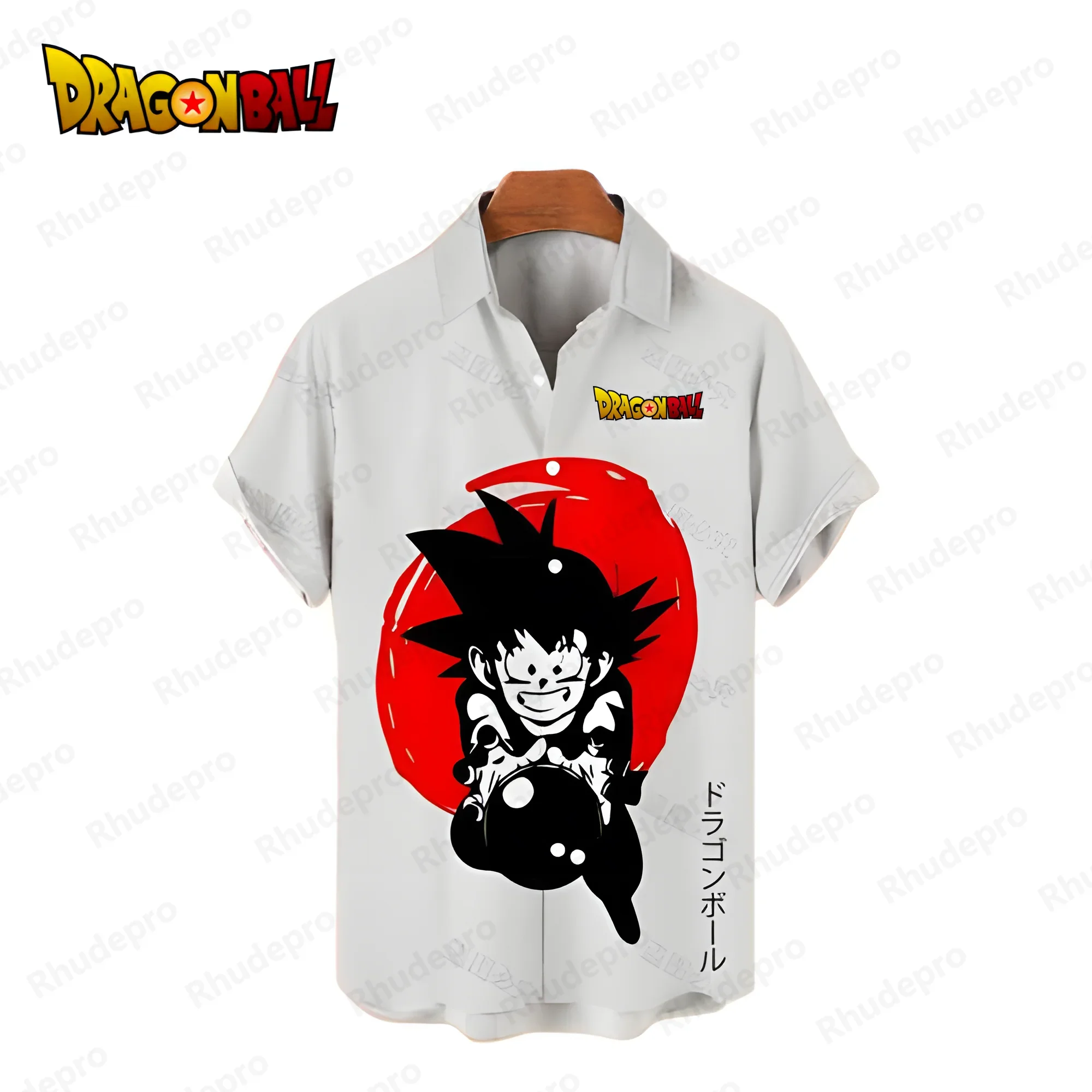 

Рубашка Vegeta Dragon Ball Z мужская оверсайз, блузка в стиле Харадзюку, роскошная рубашка в стиле аниме, Y2k
