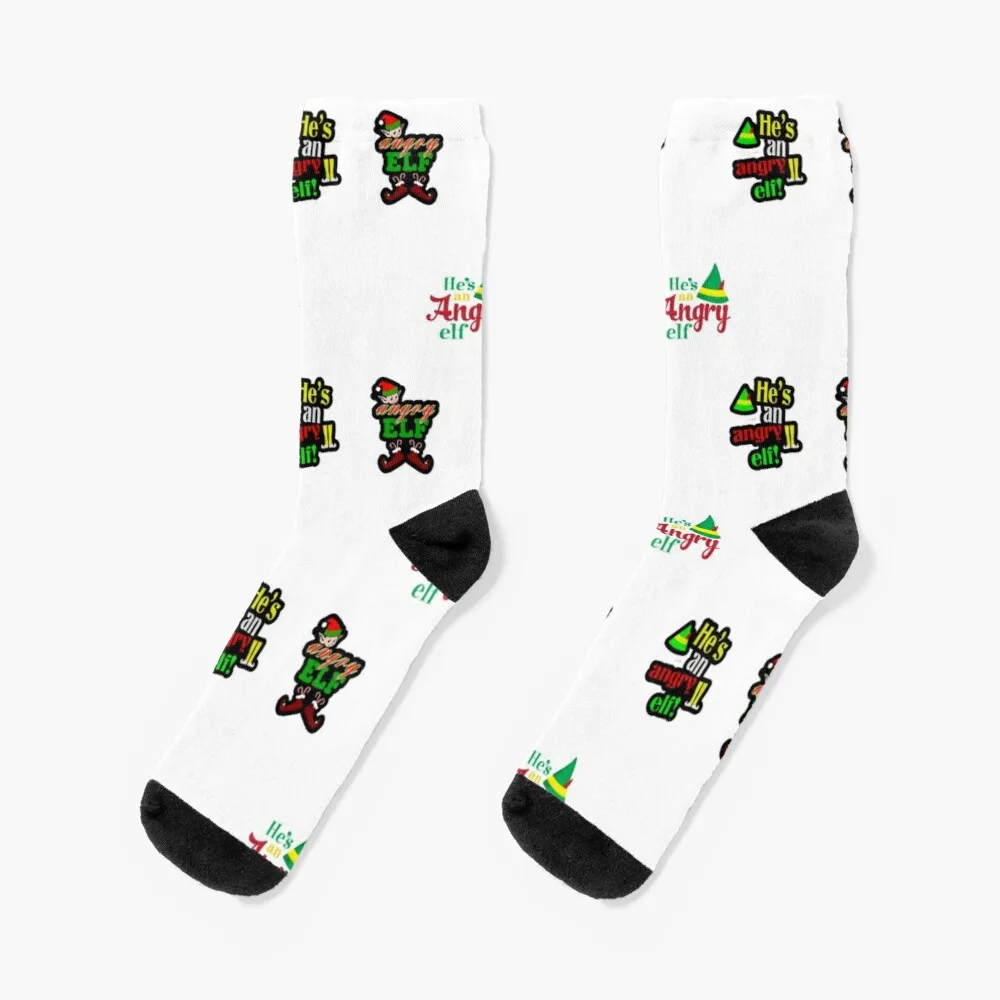 

Angry Elf Socks Socks Ladies