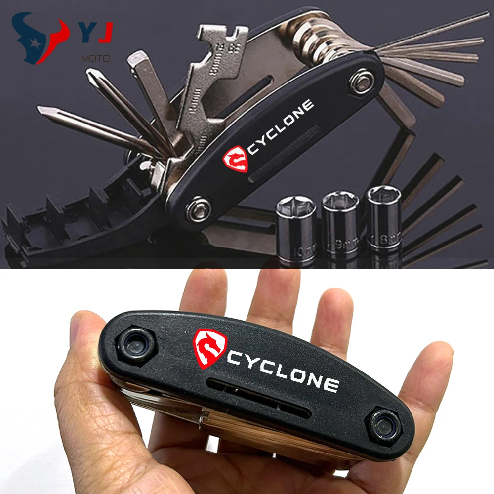 

2024 Motorcycle Multifunction Tool Repair 16 Functions Screwdriver Set Universal For Cyclone RX1 RX3 RX4 RZ3 RT3 RE3 Accessories