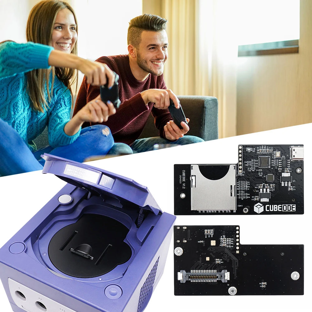 CUBEODE Optical Drive Emulator Upgraded Board Plug Play No