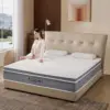 Queen Mattress in a Box,10 Inch Queen Mattresses,Gel Memory Foam Medium Firm Grey Hyrid Mattress,Quality Comfort 1
