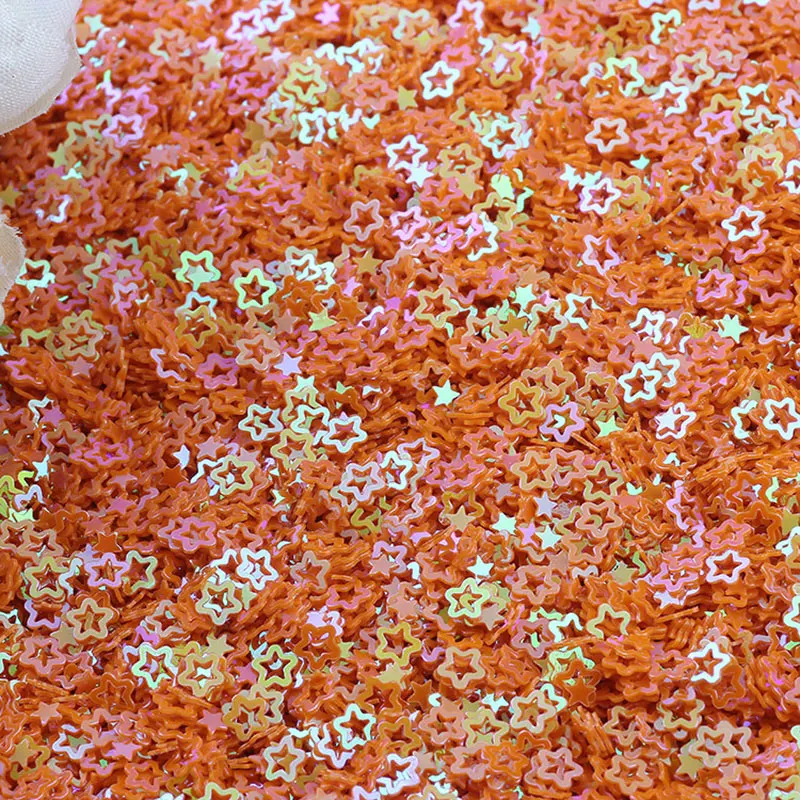 Description Picture 2 of item10g/batch Crystal Nail Sequin Hollow Pentagram Sheet Sequin Sequins For Nail Art Nail Art, Wedding Decoration Confetti