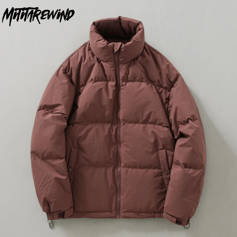 

-20 Degree Winter Down Jackets Men Youth Casual Thick Puffer Jacket Solid Couple Down Coat Korean Fashion Parkas Warm Snow Coat