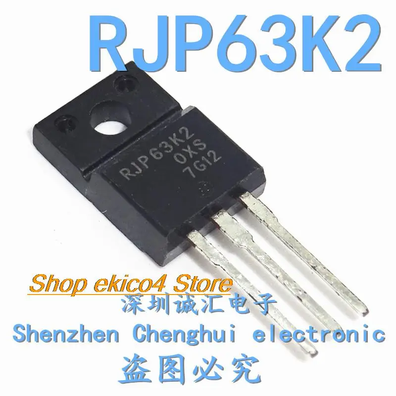

10 шт., оригинальный порт RJP63K2 TO220F