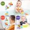 3PCS Suction Cup Fidget Spinner Toy For kids Infant Sensory Relief Stress Educational Bath Toys Baby Games Rotating Rattle Gift 4
