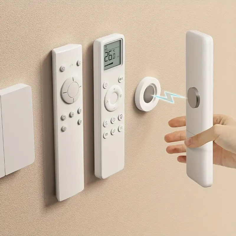 3pcsNoDrillMagneticRemoteHolder-WallMountforTV/AC/DVDRemotes,WhiteSpace-SavingDesign-AliExpress15