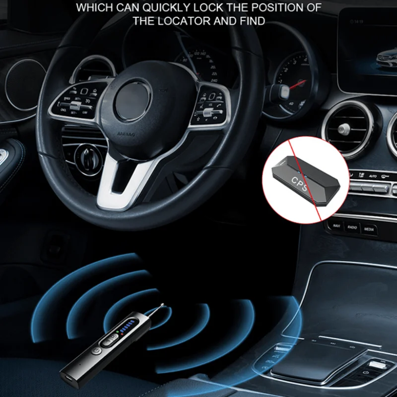 X13 Camera Detector Anti-Spy & Anti-Tracking Device with Infrared Scan Hotel Pinhole Camera Detector