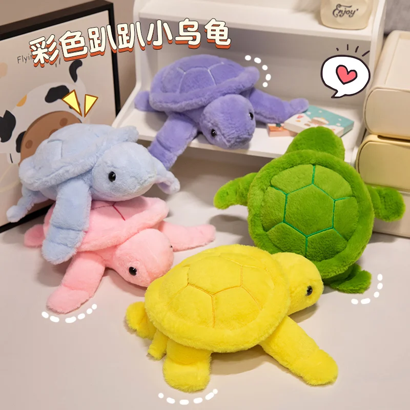 35 cm Kawaii Schildkröte Plüschtier Gefüllte Weiche Tier Meeresschildkröte Kissen Kissen Wohnkultur Geburtstagsgeschenk – Detail 8