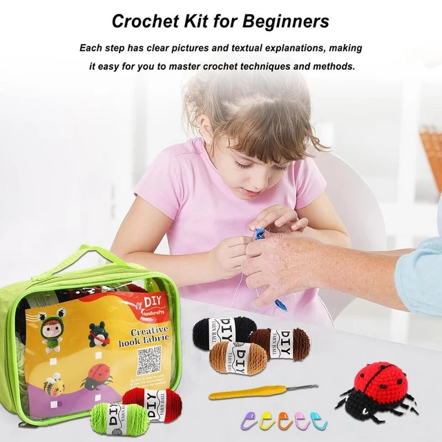 Woobles Crochet Kit For Beginners Animal DIY Woobles Crochet Kit Knitting  Kit Crochet Kit For Beginners DIY Craft Art With Easy - AliExpress