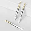 Stainless steel eyebrow clip beauty and makeup eyebrow repair tool Eyebrow clipper with slanted eyebrow forceps 3