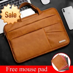 Saco do portátil 12 15 Polegada dos homens portátil maleta saco do escritório material do plutônio bolsa do estudante saco de escritório pacote de trabalho