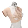 Underarm Sweat Vest Quick Dry Breathable Mesh Reusable Armpit Sweat Pads for Women Girls Skin Color Underarm Sweat Shirt 4