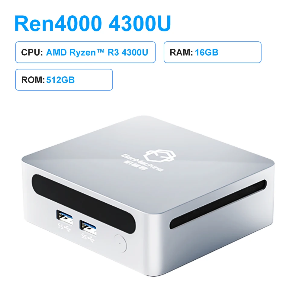 ミニPC Ryzen3 4300u RAM32GB SSD128GB Win11 Mini PC Windows 11 Pro AMD Ryzen3 4300U Mini Computer 8GB