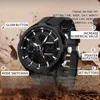 SANDA Digital Men Military Watch 50m Waterproof Wristwatch LED Quartz Clock Sports Watch Male Big Watches Men Relogios Masculino 6