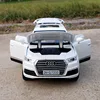 1:32 AUDI Q7 SUV Alloy Car Model Diecast & Toy Vehicles Metal Car Model Simulation Sound and Light Collection Childrens Toy Gift 5
