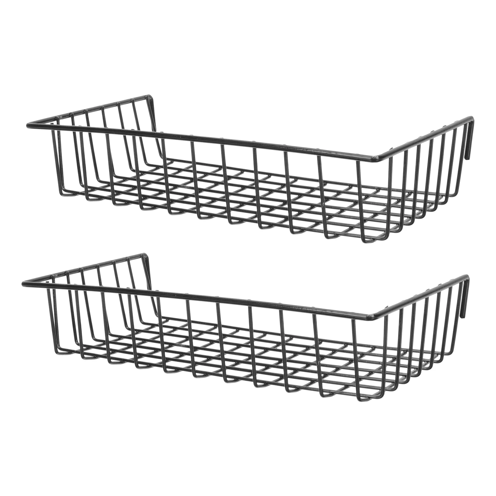 

2Pcs Creative Wall Baskets Grid Wall Storage Baskets Wall Shelves Peg Board Baskets