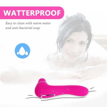 Female Sex Sucking Toy Vibrators Powerful Clitoris Sucker Blowjob Tongue Stimulator Nipple Vagina Pussy Pump Sex Toys for Women 6