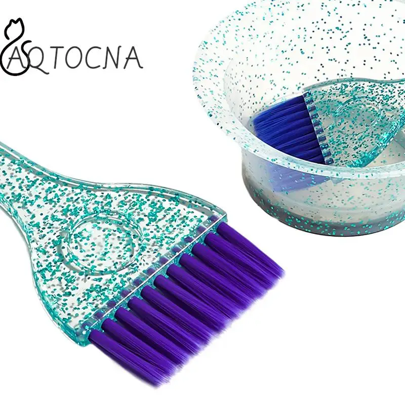 Hair Dye Color Brush Bowl Hair Tint Dying Coloring Applicator Hairdressing Styling Dye Mixer Accessories