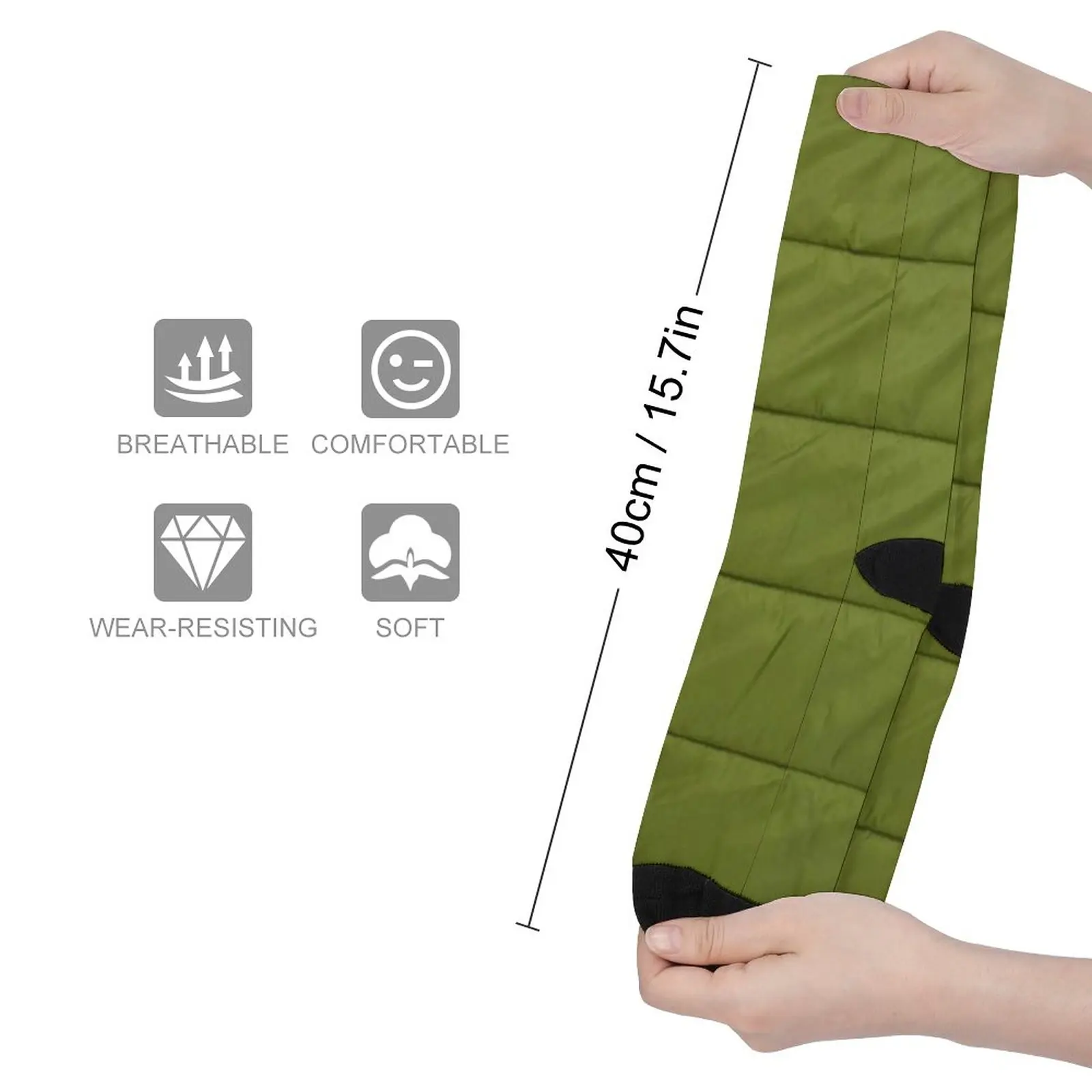 Sleeping Bag (green) Socks Men′s sock socks aesthetic