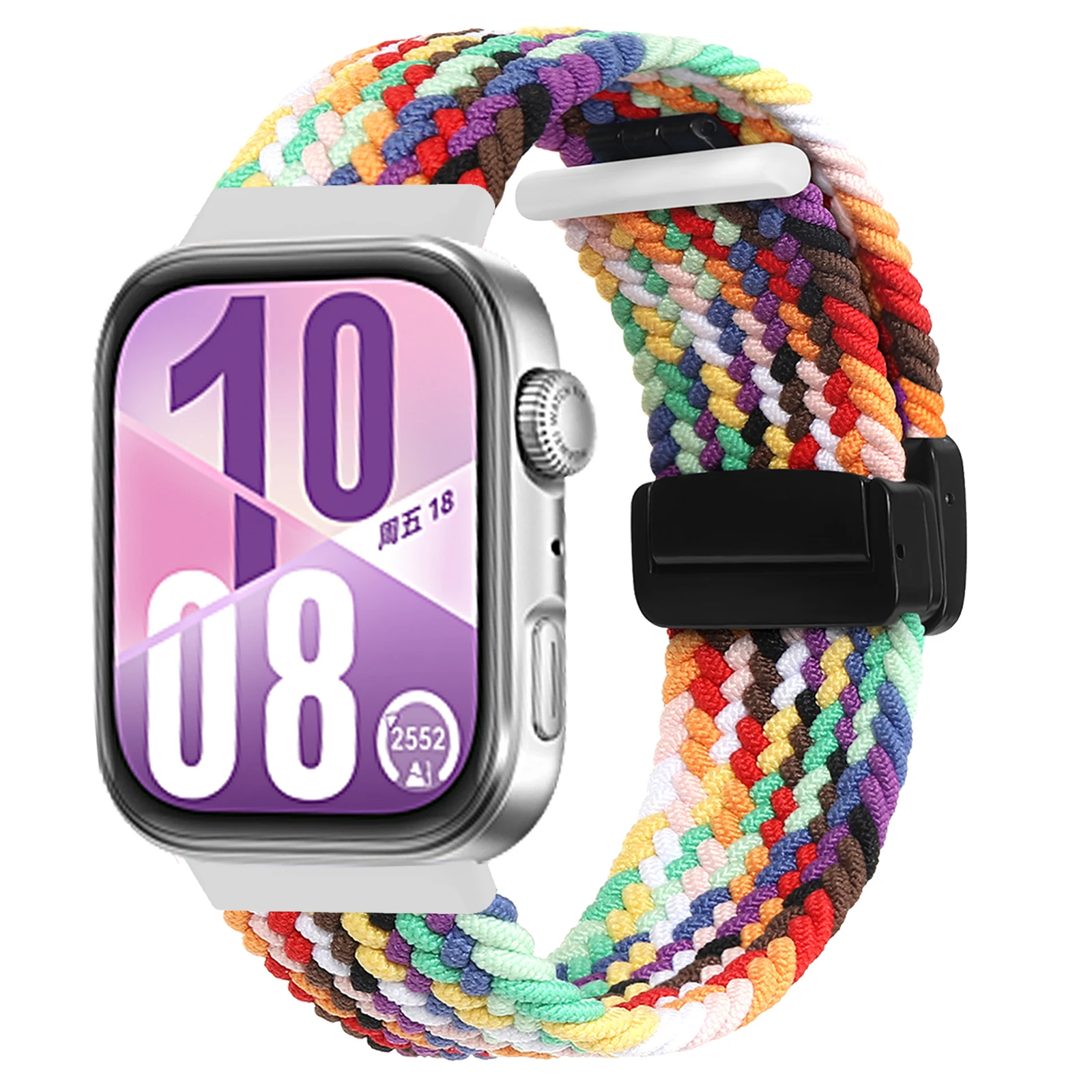 Braided Magnetic Nylon Solo Loop Wristband