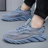 Men's Casual Shoes 2025 Spring Summer Hollow Out Breathable Mesh Shoes Comfortable Platform Lightweight Sneakers Tenis Masculino 4
